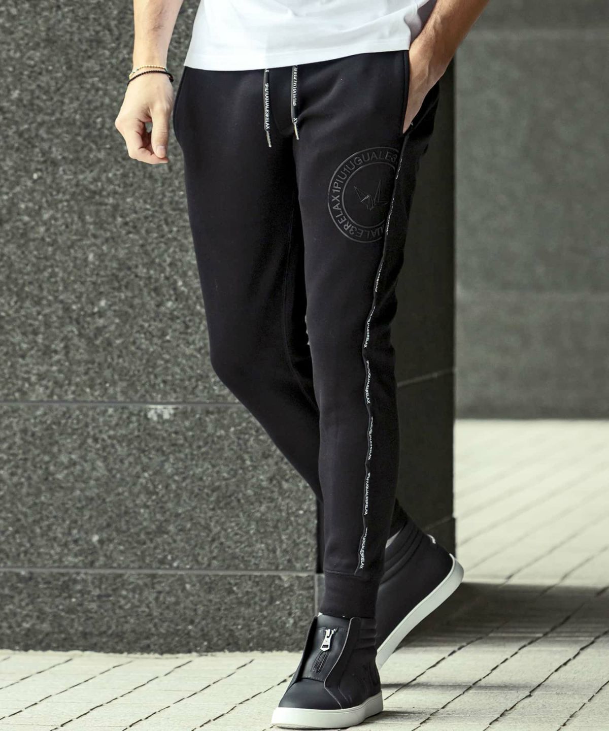 HEAVY FLEECE CIRCLE LOGO LONG PANTS | ロングパンツ | ブラック | メンズ