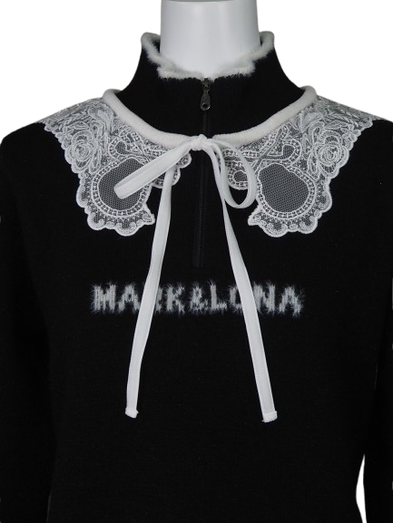 Sylph Skully Lace Mohair Knit | ニット | セーター | ブラック | レディース | ゴルフウェア