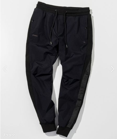 サイドロゴジョガーパンツ WINDSTOPPER プロダクト by GORE-TEX LABS /ウィンドストッパー/ゴアテックス | ロングパンツ | ブラック | メンズ