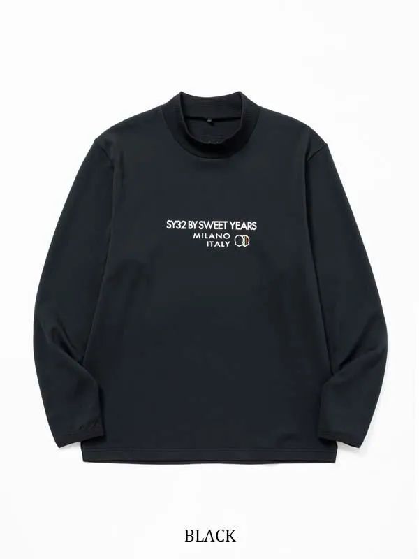 ALPINE DRY L/S MOCK | モックネックシャツ | ブラック | メンズ | ゴルフウェア