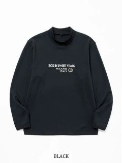 ALPINE DRY L/S MOCK | モックネックシャツ | ブラック | メンズ | ゴルフウェア
