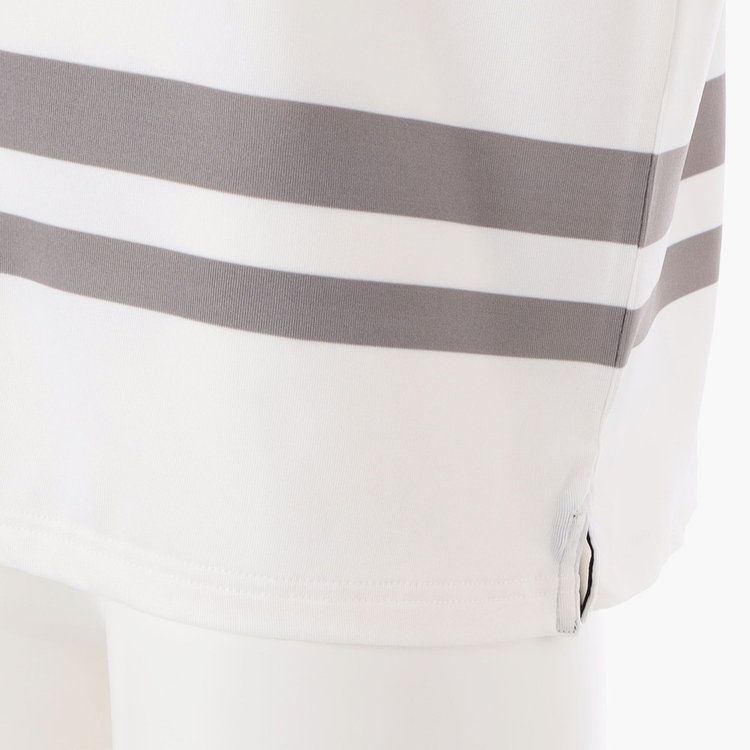 MEN’S PANEL STRIPE HIGHNECK （リラックスフィット） | ハイネックシャツ | ホワイト | メンズ | ゴルフウェア