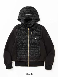 QUILT ＆ STORM FLEECE COMBI BLOUZON | ジャケット | ブラック | レディース | ゴルフウェア