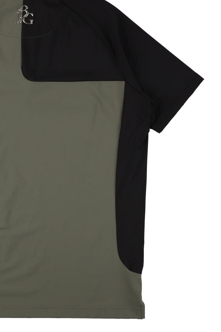 【2026年SS予約商品】BLADE POLO［NAVY］| モックネックシャツ | カーキ | メンズ | ゴルフウェア