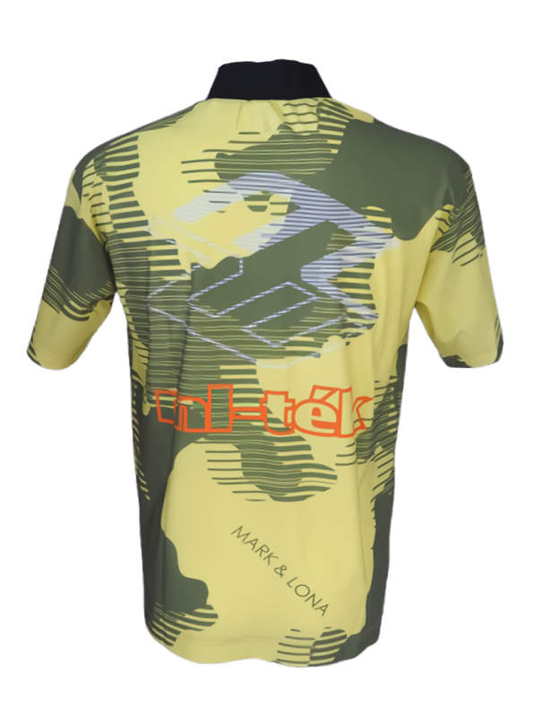 【木村拓哉さん着用】Flow Camo Mock Neck Tee | モックネックシャツ | イエロー | メンズ | ゴルフ