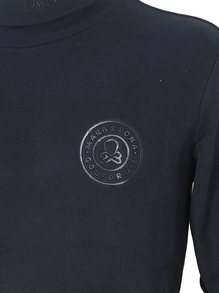 ICN Mock Neck Layer | Tシャツ | ブラック | メンズ | ゴルフウェア
