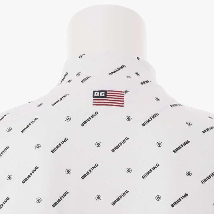MENS MONOGRAM HIGH NECK | ハイネックTシャツ | ホワイト | メンズ | ゴルフウェア