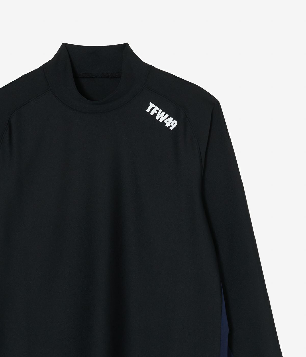 SIDE MESH MOCKNECK LONG SLEEVE | Tシャツ | ブラック | メンズ | ゴルフウェア
