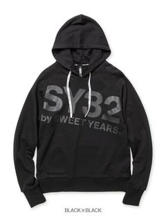 BIG LOGO HOODIE | ビッグロゴフーディ | トレーナー パーカ | メンズウェア | BLACK×BLACK