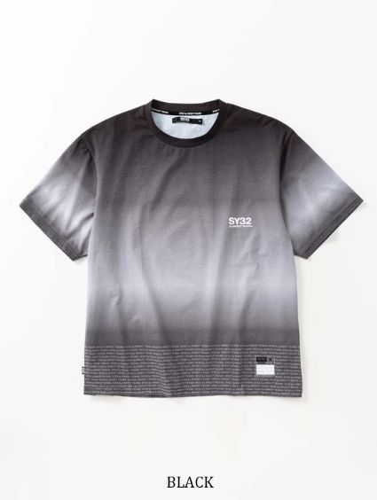 GRADATION LOGO TEE | Tシャツ | ブラック | メンズ | ゴルフウェア