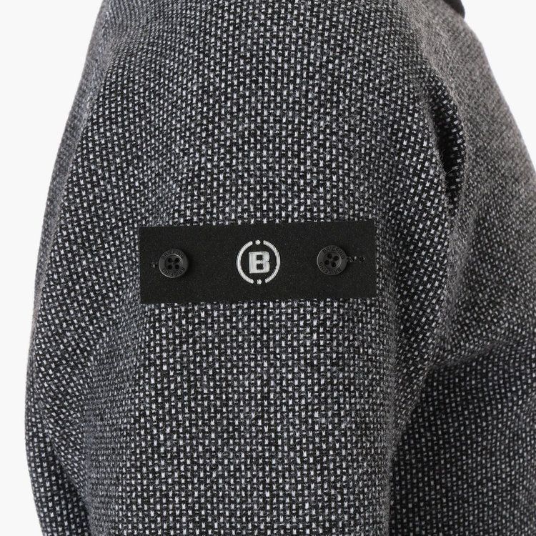 MEN’S BIRDS EYE LOGO CREWNECK KNIT | ニット | ブラック | メンズ | ゴルフウェア
