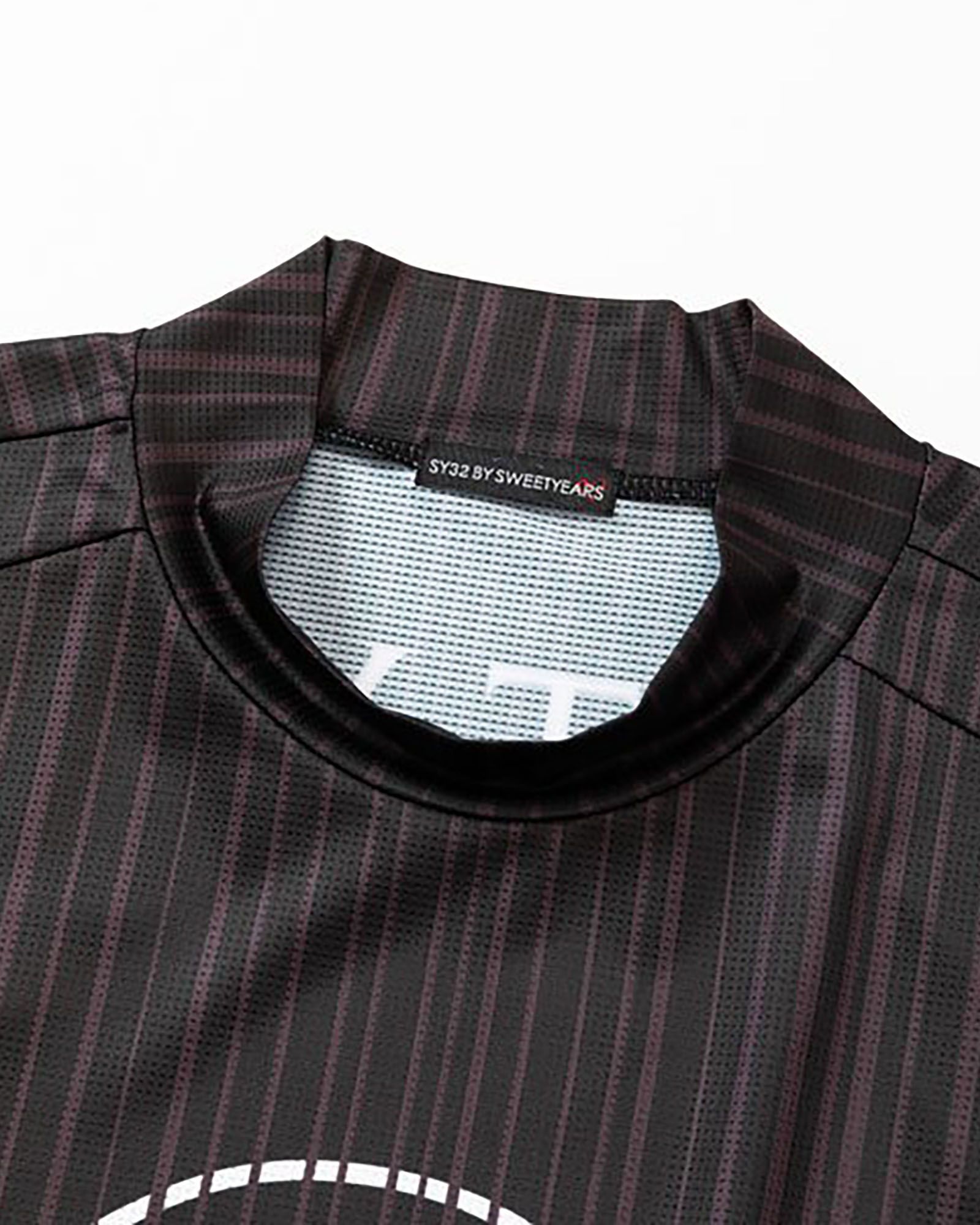 STRIPE SHADOW MOCK SHIRTS | モックネック | ブラック | メンズ | ゴルフウェア