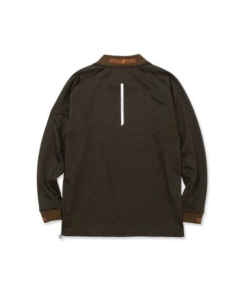 SYG JQ INTERLOCK L/S SHIRTS | モックネックTシャツ | カーキ | メンズ | ゴルフウェア