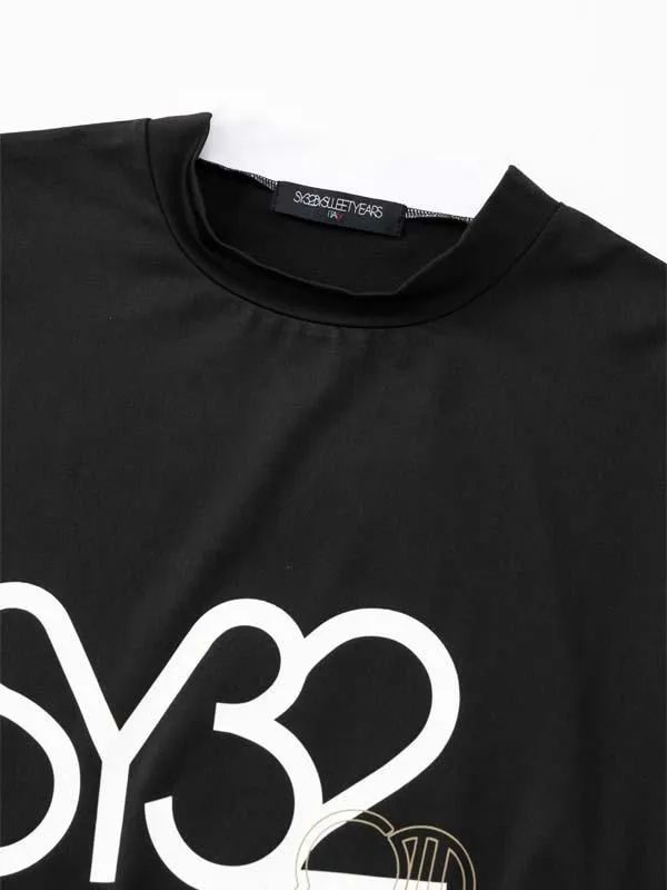 BIG LOGO MOCK | モックネック | ブラック | メンズ | ゴルフウェア