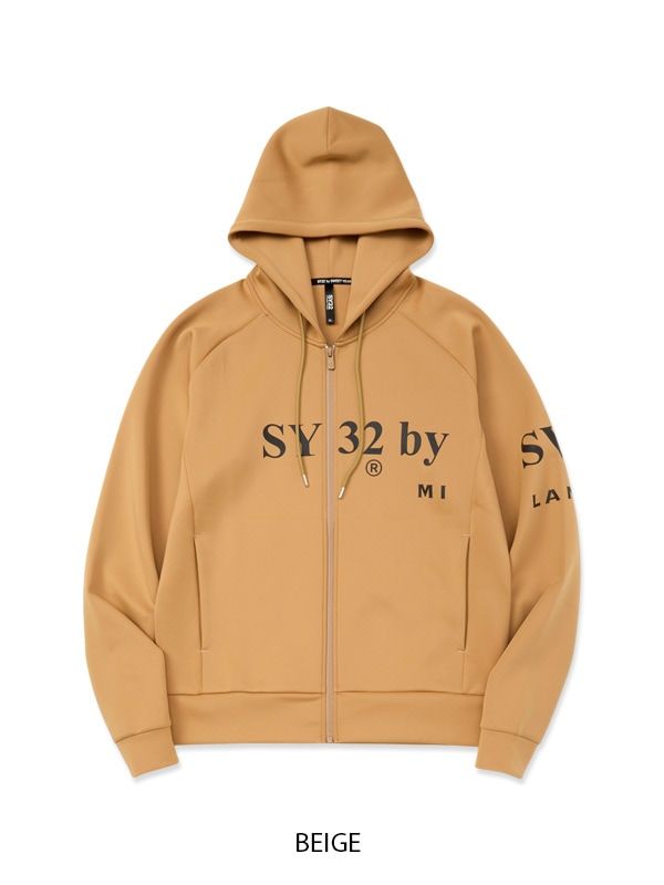 DOUBLEKNIT SEPARATE GRAPHIC ZIP HOODIE  | ブルゾン | ベージュ | メンズ | ゴルフウェア