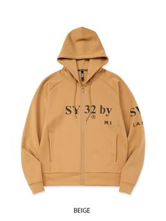 DOUBLEKNIT SEPARATE GRAPHIC ZIP HOODIE  | ブルゾン | ベージュ | メンズ | ゴルフウェア