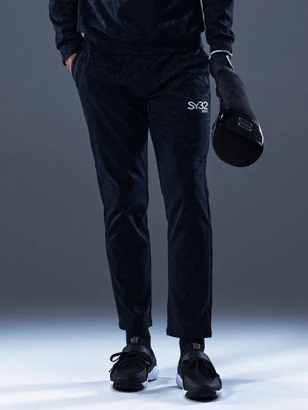 SATIN CAMO JACQUARD PANTS | パンツ | ブラック | メンズ | ゴルフウェア