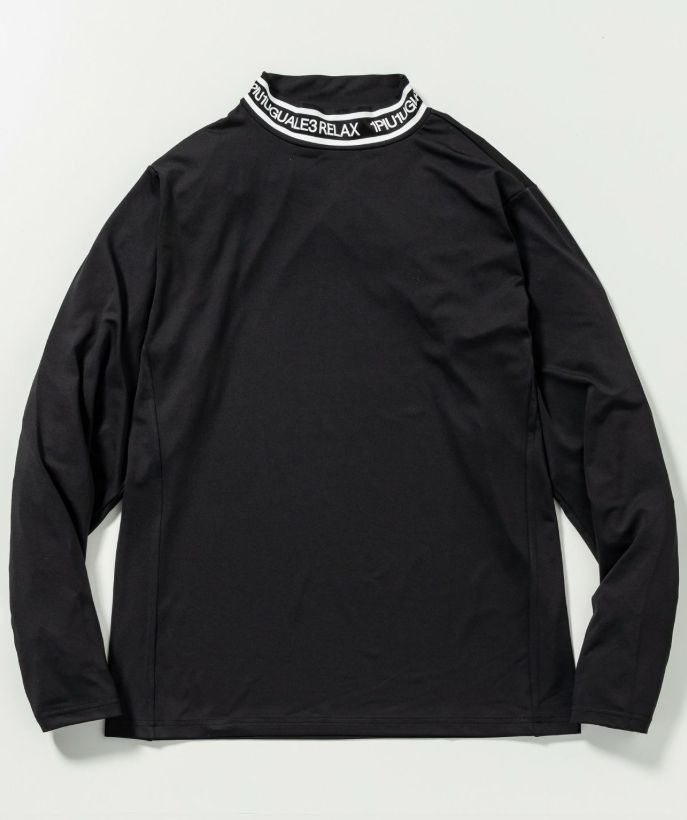 ネックロゴ長袖ラッシュガード | Tシャツ | ブラック | メンズ