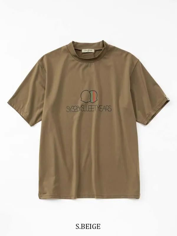 ITALIAN EMBLEM MOCK | モックネック | ベージュ | メンズ | ゴルフウェア