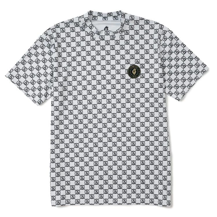 MONOGRAM MOCK | モックネックTシャツ | ホワイト | メンズ | ゴルフウェア