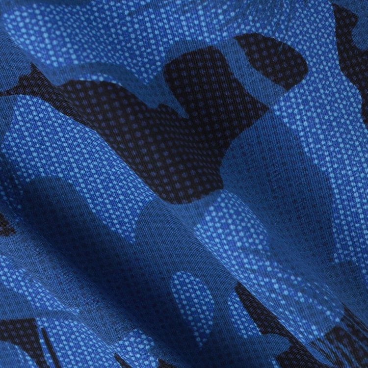 MENS CAMOUFLAGE MOCK NECK RELAXED FIT | モックネックTシャツ | ネイビー | メンズ | ゴルフウェア