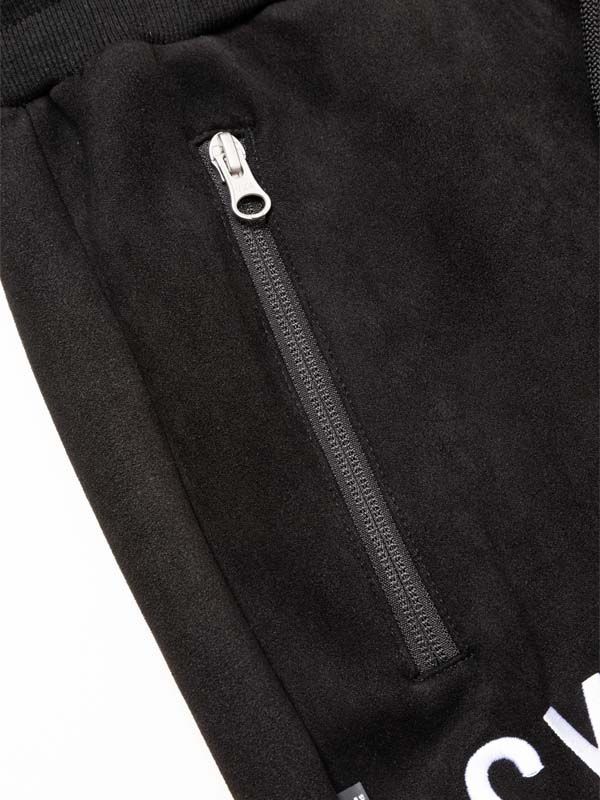 ESTER SUEDE PANTS | ロングパンツ | ブラック | メンズ