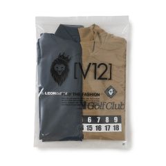 LEON GC set C | ポロシャツ×モックネック  2枚セット| ネイビー×ベージュ | メンズ | ゴルフウェア