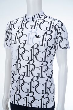 113 GOLF S/S MOCK NECK 113G MIX LOGO | Tシャツ | ホワイト | メンズ | ゴルフウェア