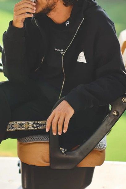 カラマジップフーディ（LOCAL GOLFERS UNION） | パーカー | ブラック | メンズ | ゴルフウェア