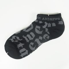 オールドイングリッシュ アンクルソックス | ブラック | メンズ | ゴルフウェア