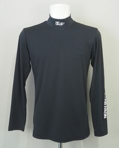 モックネック 長袖シャツ | ブラック | メンズ | ゴルフウェア