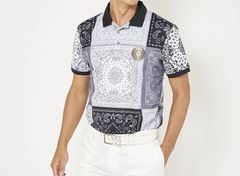 【ポイント10倍】BANDANA POLO GRAY | ポロシャツ | グレー | メンズ | ゴルフウェア