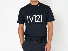FIVE STAR MOCK | 半袖モックネック | Tシャツ | ブラック | ゴルフウェア