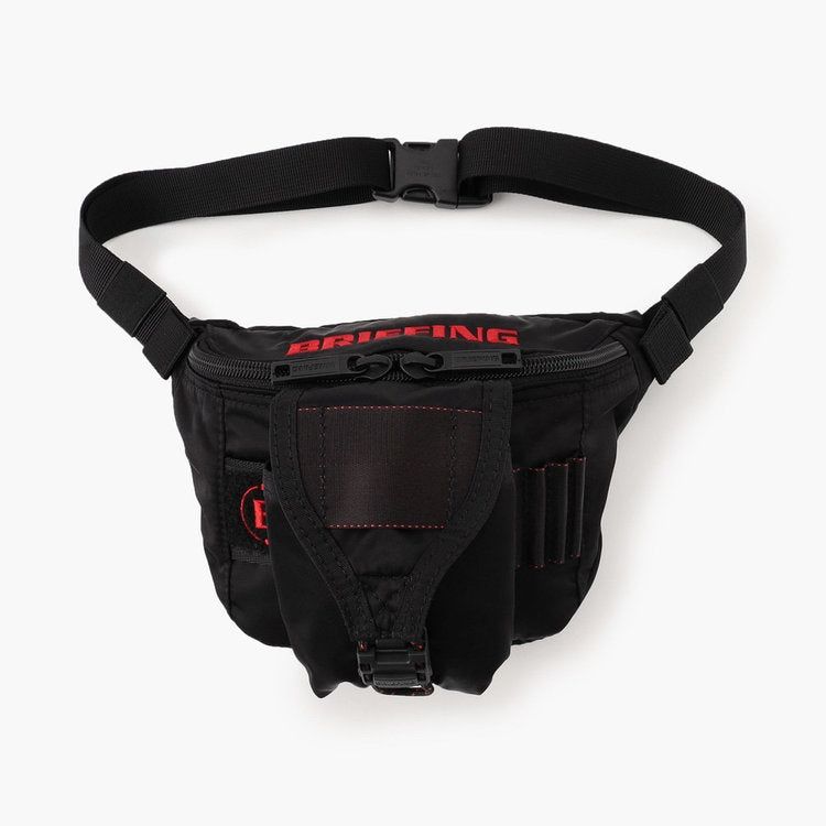 【BRIEFING】 ROUND WAIST POUCH ECO TWILL BRIEFING GOLF - ROUND WAIST POUCH ECO TWILL | ウエストポーチ