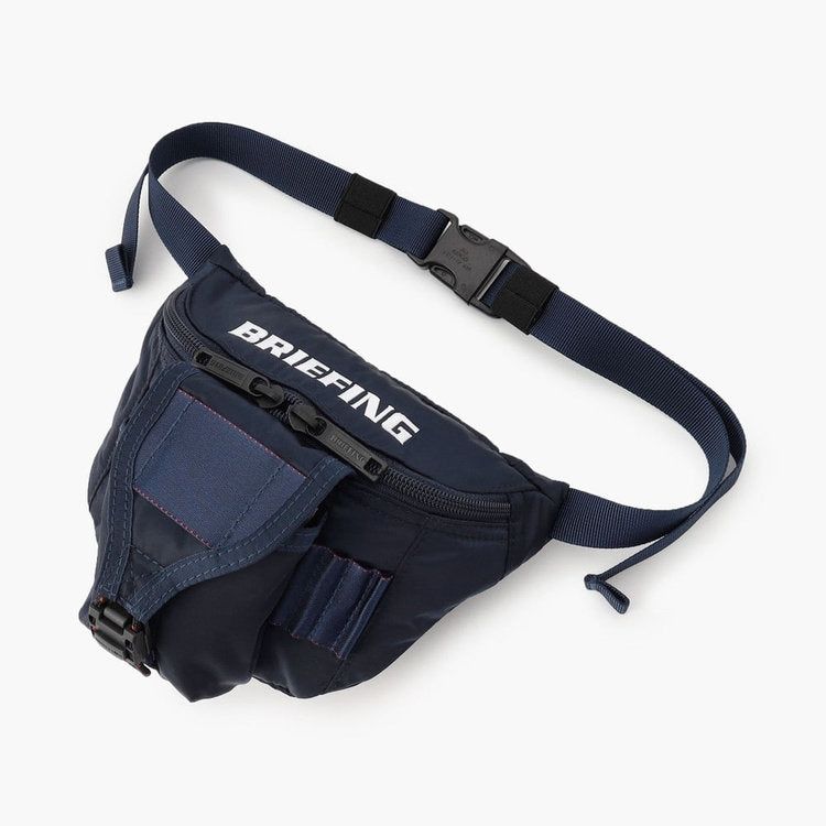 ROUND WAIST POUCH ECO TWILL | ウエストポーチ | ネイビー | ユニセックス | ゴルフグッズ