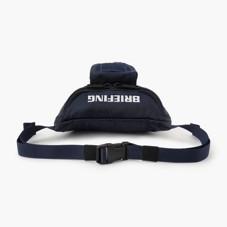 ROUND WAIST POUCH ECO TWILL | ウエストポーチ | ネイビー | ユニセックス | ゴルフグッズ