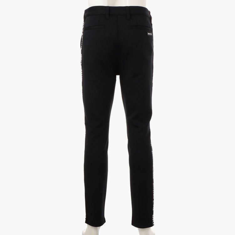 MENS SIDE LOGO LINE SLIM PANTS | スラックス | パンツ | ブラック | メンズ | ゴルフウェア