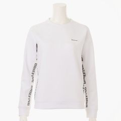 WOMENS SIDE LOGO LINE CREW NECK | トレーナー | スウェット | ホワイト | レディース | ゴルフウェア