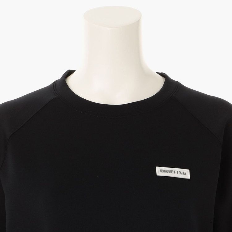 WOMENS SIDE LOGO LINE CREW NECK | トレーナー | スウェット | ブラック | レディース | ゴルフウェア