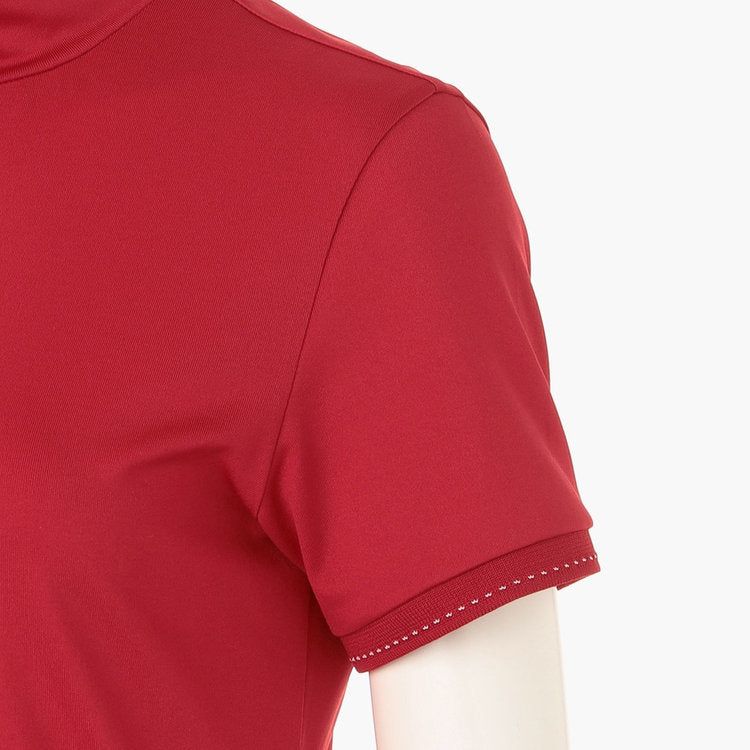 WOMENS TOUR HIGH NECK | モックネックシャツ | レッド | レディース | ゴルフウェア