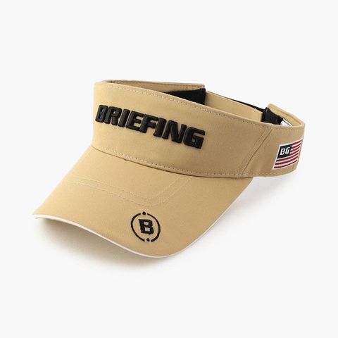 MENS BASIC VISOR | バイザー | ベージュ | メンズ | ゴルフウェア BRG231M68 BRIEFING GOLF