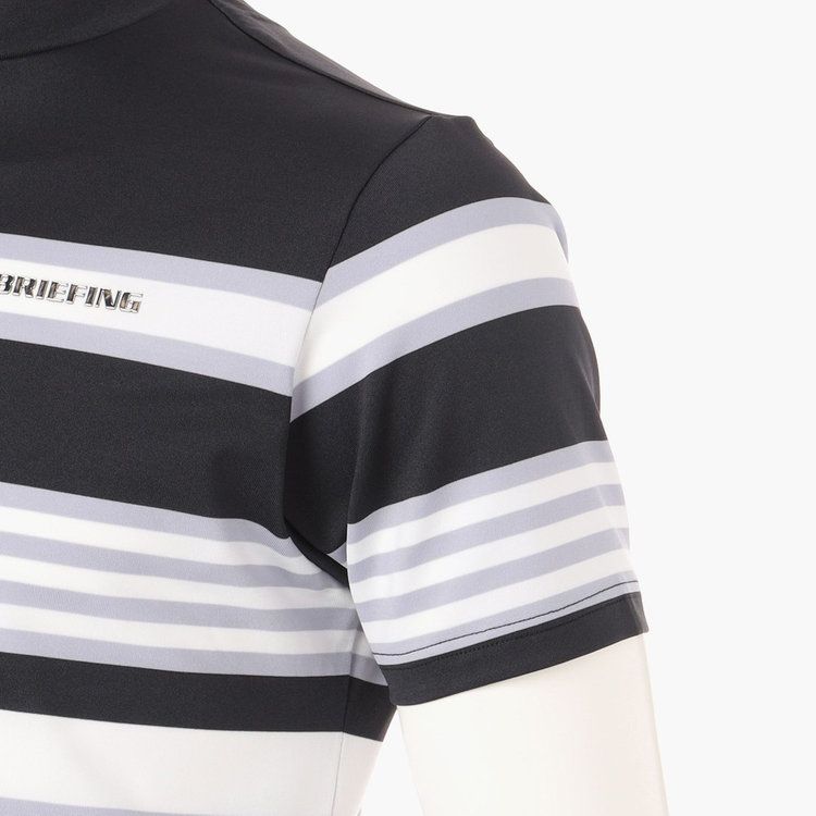 MENS MARINE STRIPE HIGH NECK | ハイネックTシャツ | ネイビー | メンズ | ゴルフウェア