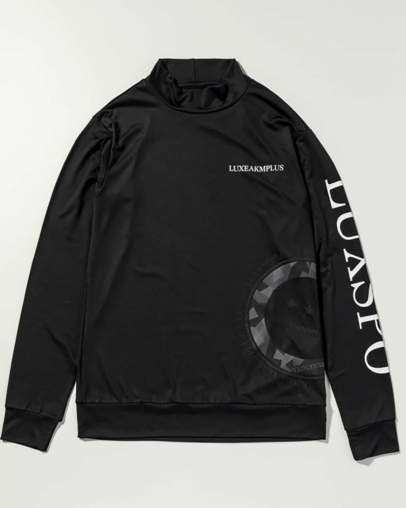 サークルロゴモックネックTシャツ | モックネック | ブラック | メンズ | ゴルフウェア