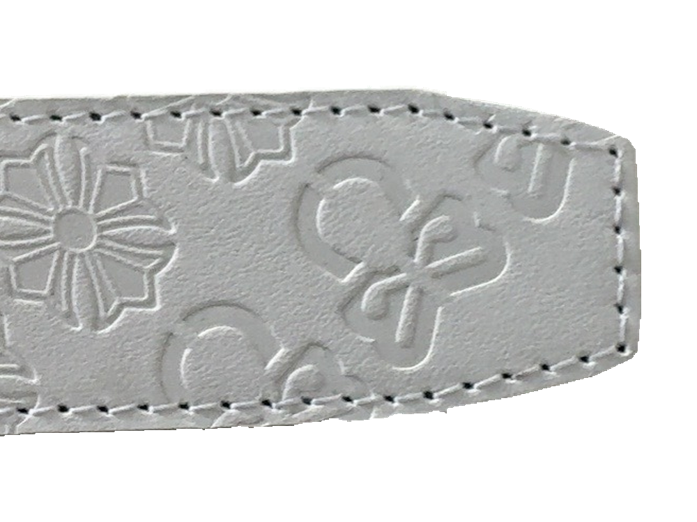 Insignia Emblem Leather Belt | ベルト | ホワイト | メンズ | ゴルフ
