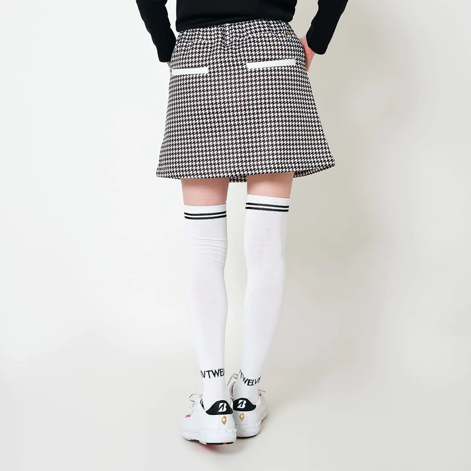 V12 - TOOTH SKIRT | スカート | 千鳥柄 | チェック | レディース