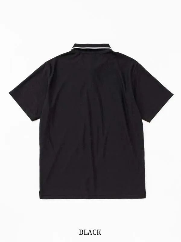 PIN JQ LINE POLO | ポロシャツ | ブラック | メンズ | ゴルフウェア