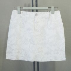 ヤシ柄 スカート | ホワイト | レディース | ゴルフウェア
