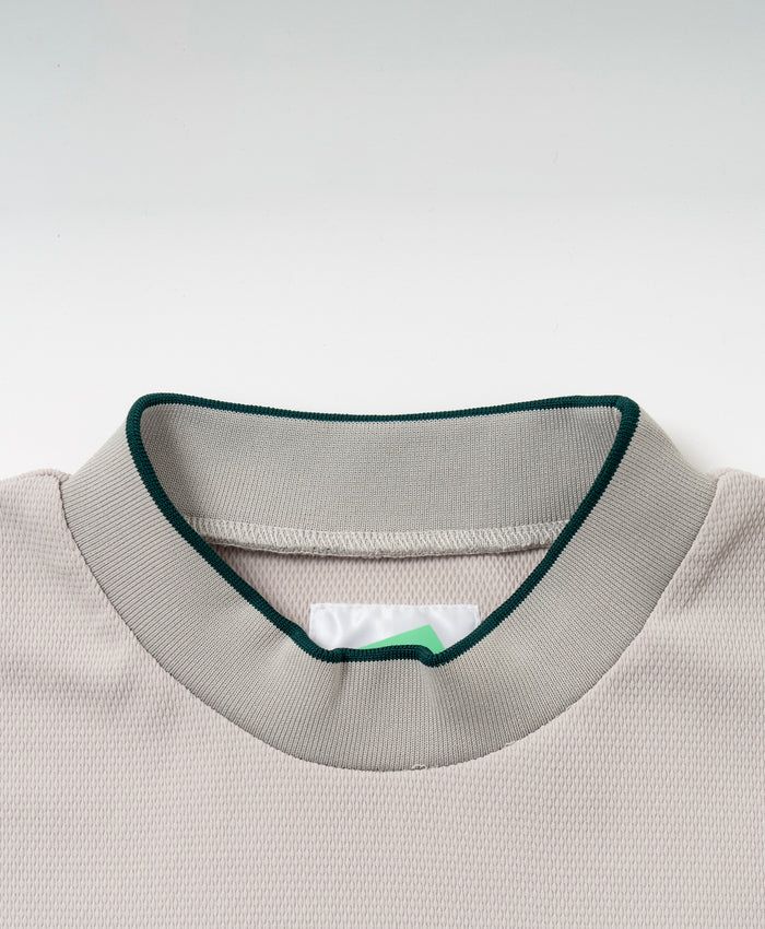 クリナポハポハモックネック S/S | モックネックシャツ | グレーベージュ | メンズ | ゴルフウェア