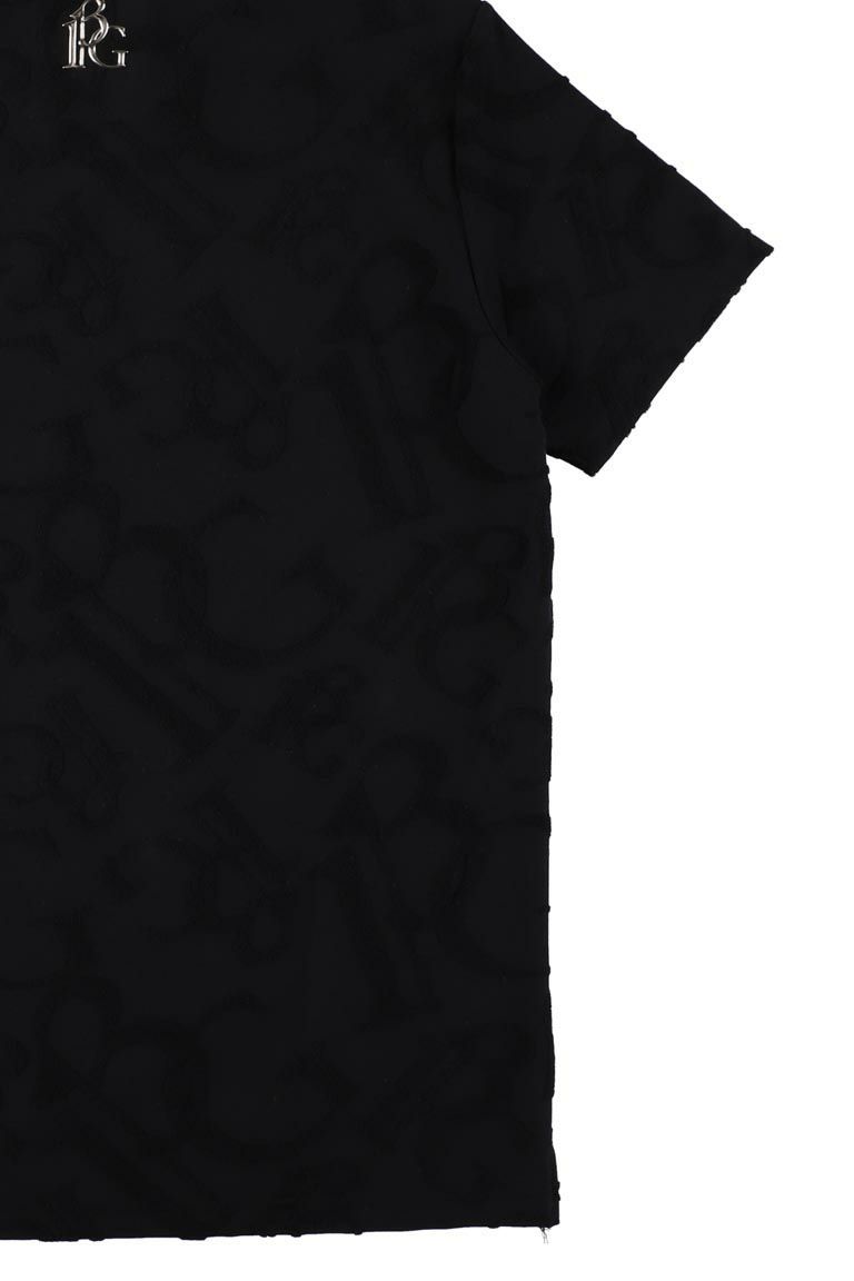 【2026年SS予約商品】113G PILE MOCK［BLACK］| モックネックシャツ | ブラック | メンズ | ゴルフウェア