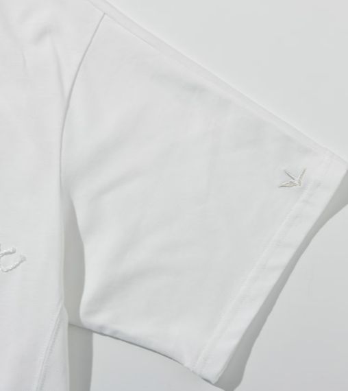 ロープ刺繍ロゴ半袖Tシャツ | Tシャツ | ホワイト | メンズ